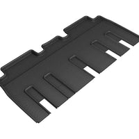 3D MAXpider 2017-2020 Tesla Model X Folding 7-Seats Kagu 2nd Row Floormats - Black - Floor Mats