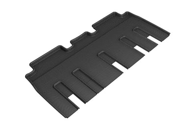 3D MAXpider 2017-2020 Tesla Model X Folding 7-Seats Kagu 2nd Row Floormats - Black - Floor Mats