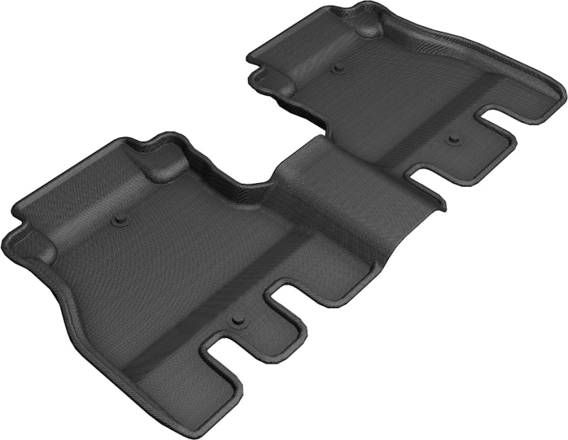 3D MAXpider 2018-2020 Jeep Wrangler JL Unlimited Kagu 2nd Row Floormats - Black - Floor Mats