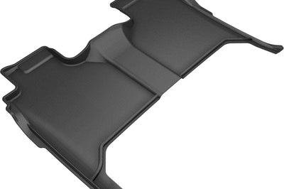 3D MAXpider 2019-2020 GMC/Chevrolet Sierra 1500/Silverado 1500 Kagu 2nd Row Floormats - Black - Floor Mats