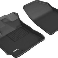 3D MAXpider 2019-2020 Kia Forte Kagu 1st Row Floormat - Black - Floor Mats