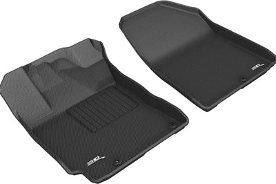 3D MAXpider 2019-2020 Kia Forte Kagu 1st Row Floormat - Black - Floor Mats