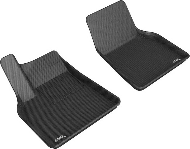3D MAXpider 2021 Tesla Model Y Kagu 1st Row Floormat - Black - Floor Mats