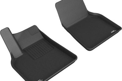 3D MAXpider 2021 Tesla Model Y Kagu 1st Row Floormat - Black - Floor Mats