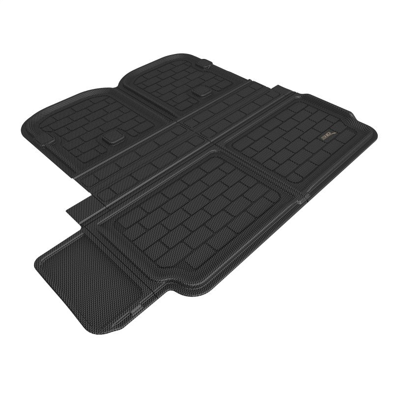 3D MAXpider Maxpider 2022 Tesla Model X Behind 2nd Row Cross Fold Kagu Black Cargo Liner - Floor Mats