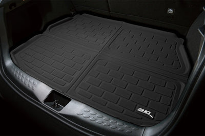 3D MAXpider Maxpider 2022 Tesla Model X Behind 2nd Row Cross Fold Kagu Black Cargo Liner - Floor Mats