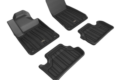 3D MAXpider 21-23 Polestar 2 Elitect 1st & 2nd Row Floormats - Black - Floor Mats