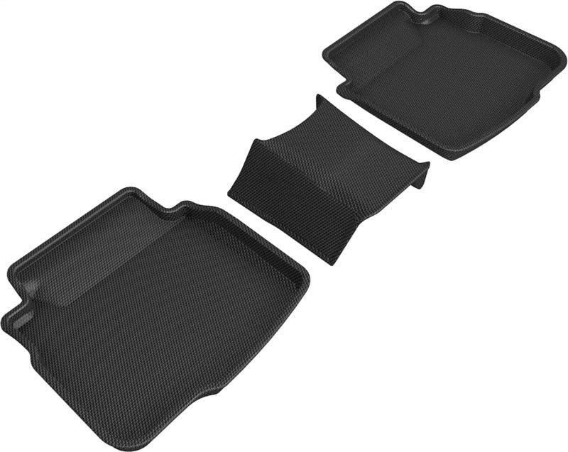 3D MAXpider Maxpider Custom Fit Kagu Floor Mat For 20-22 Subaru Legacy / Outback - 2nd Row (Black) - Mats