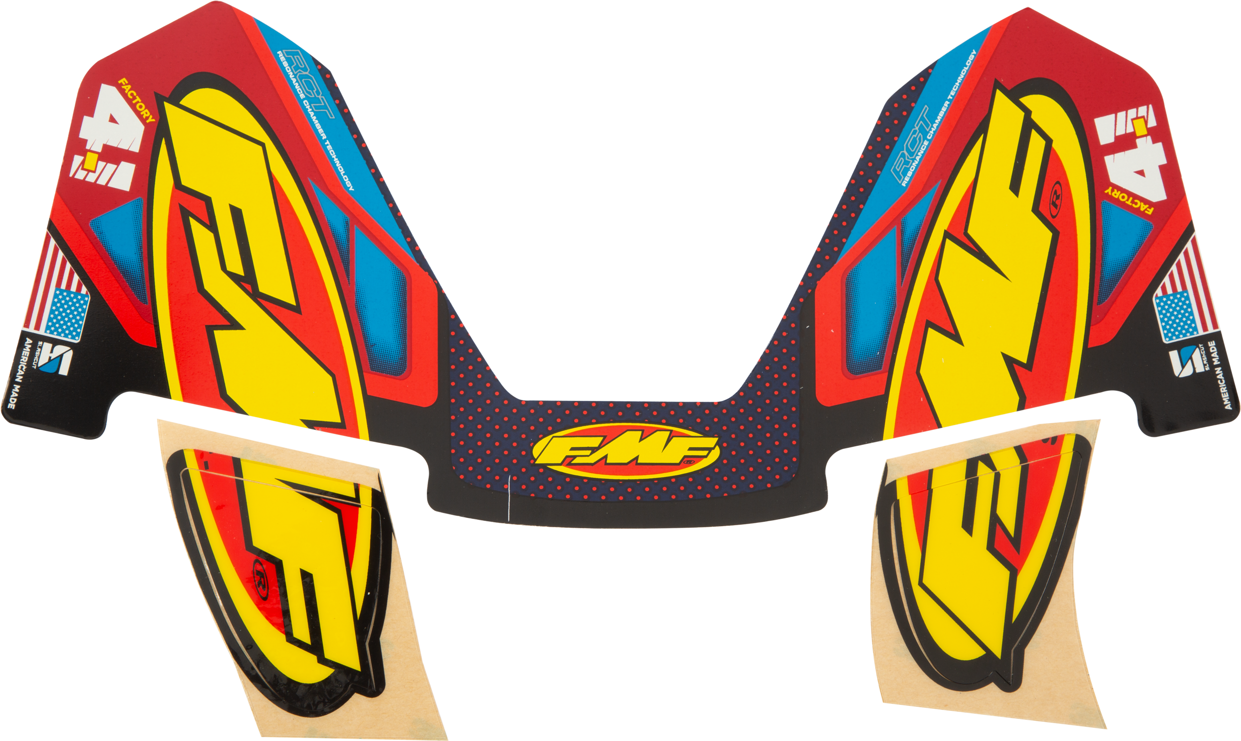 Fmf 4.1 Titanium Rct Wrap Decal - Offroad Collection