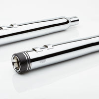 COBRA 4.5’’ Groove Tip Slip On Chrome Flh/Flt 17 22