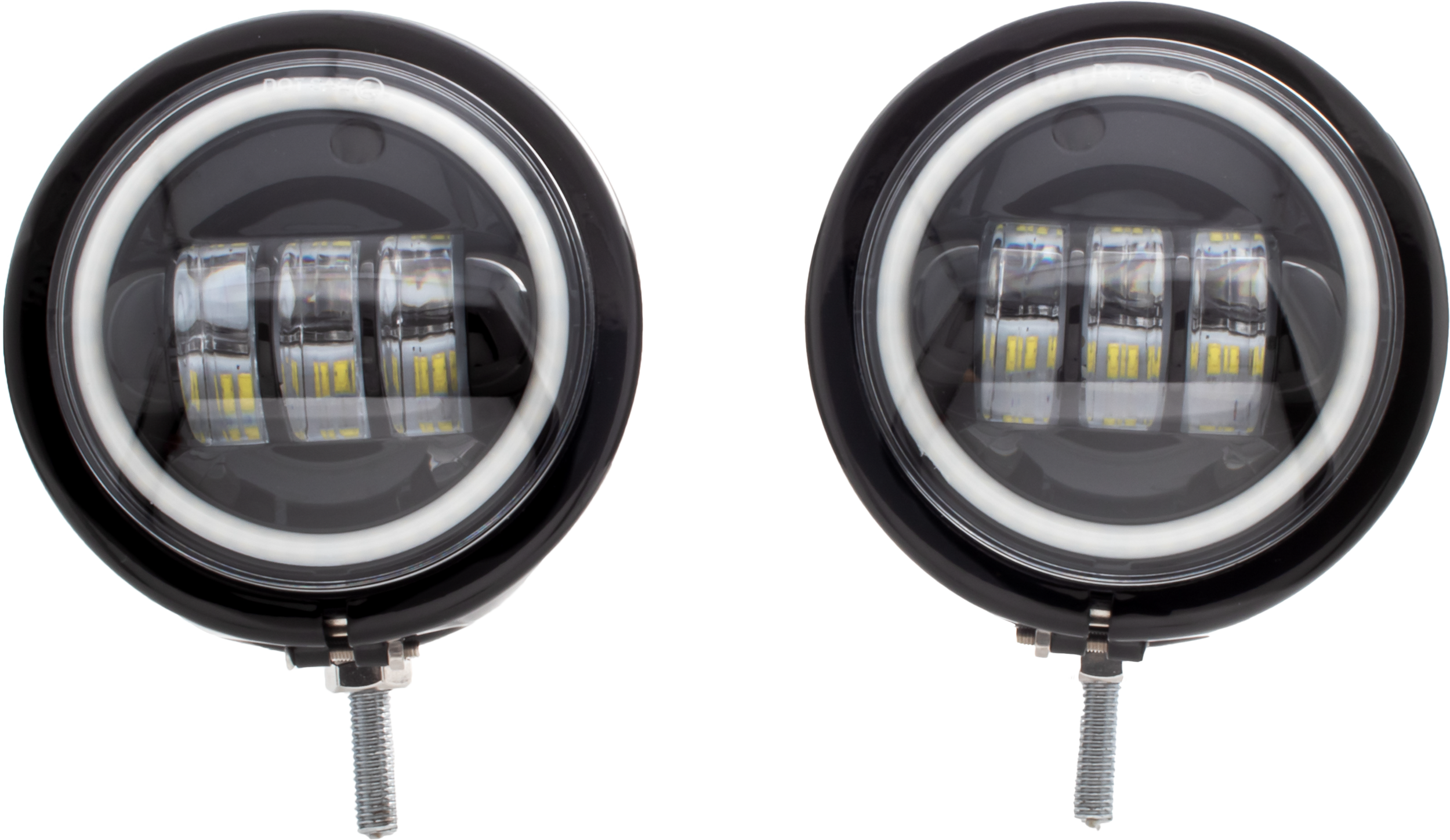 Letric Lighting Co 4.5’’ Led Assem Blk Shell Halo Black - Harddrive Products