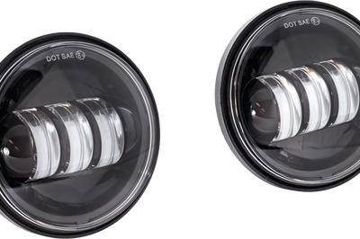 Letric Lighting Co 4.5’’ Led Passing Lamps Black Indian - Harddrive Products