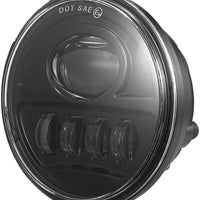 PATHFINDER 4.5’’ Modern Led Passing Lamps Kit Black