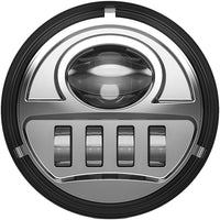 PATHFINDER 4.5’’ Modern Led Passing Lamps Kit Chrome