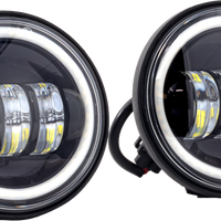 Letric Lighting Co 4.5’’ Passing Lamps Blk Bucshot Indian - Black - Harddrive Products