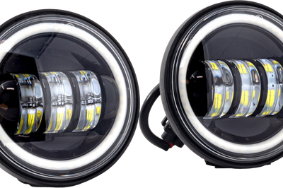 Letric Lighting Co 4.5’’ Passing Lamps Blk Bucshot Indian - Black - Harddrive Products