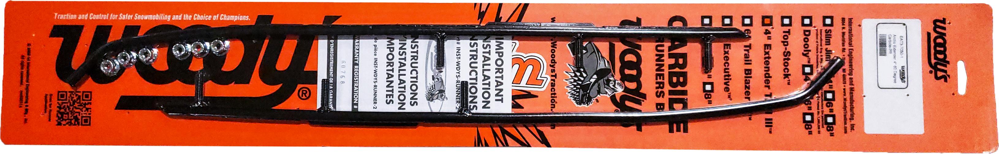 Woodys 4’’ Carbide Arctic - Snowmobile Collection