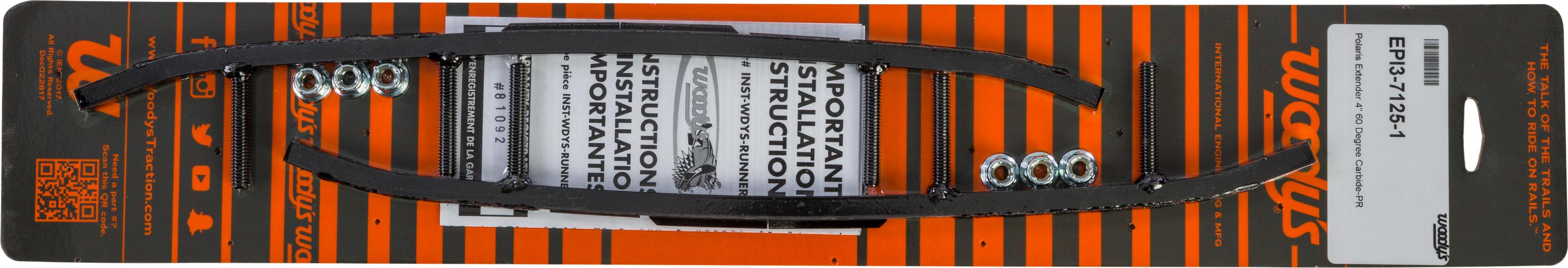 Woodys 4’’ Carbide Polaris - Snowmobile Collection