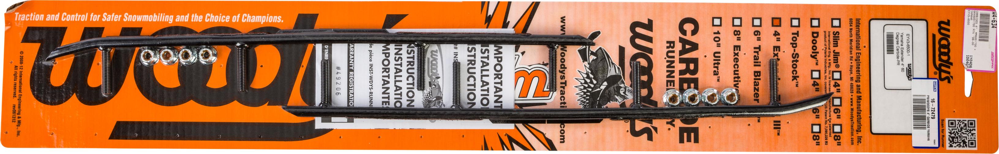 Woodys 4’’ Carbide Yamaha - Snowmobile Collection