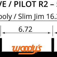 Woodys 4’’ Dooly Carbide Runner Woody’s 5000 Series - Snowmobile Collection