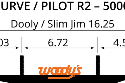 Woodys 4’’ Dooly Carbide Runner Woody’s 5000 Series - Snowmobile Collection