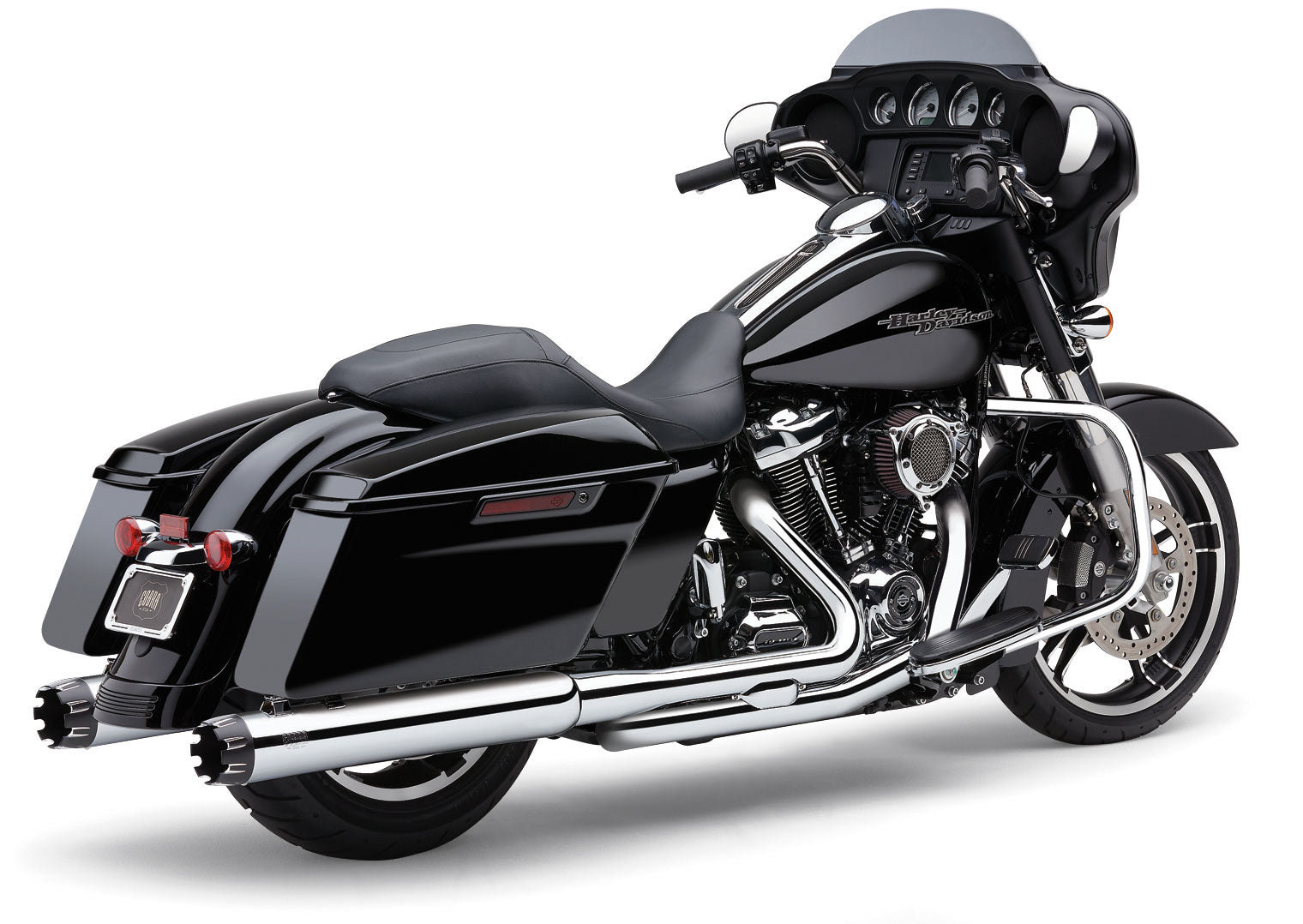 COBRA 4’’ Dual Cut Tip Slip On Chrome Flh/Flt 95 16