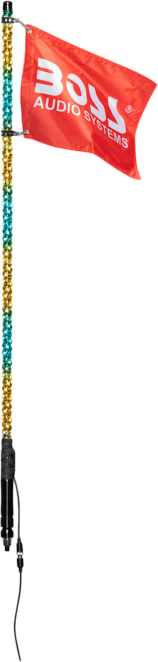 Boss Audio 4’ Led Whip W/ Bluetooth - Atv Performance Products