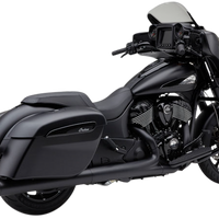 COBRA 4’’ Nh Dual Cut Slip Ons Black Indian Gen 2 Bag