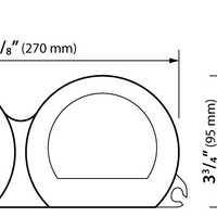 Koso 4 Piece Blue Led Gauges `14-22 Flht Flhx Fltr