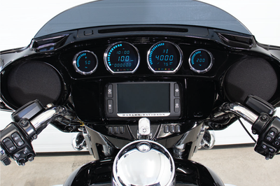 Koso 4 Piece Blue Led Gauges `14-22 Flht Flhx Fltr