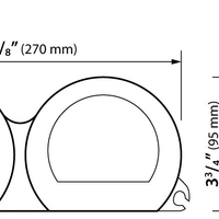 Koso 4 Piece Red Led Gauges `14-22 Flht Flhx Fltr