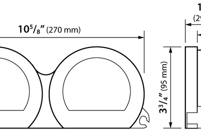 Koso 4 Piece Red Led Gauges `14-22 Flht Flhx Fltr
