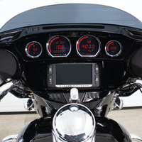 Koso 4 Piece Red Led Gauges `14-22 Flht Flhx Fltr