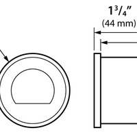 Koso 4 Piece Red Led Gauges `14-22 Flht Flhx Fltr