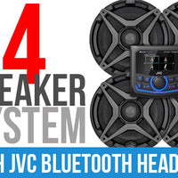 Ssv Works 4 Speaker Plug And Play Kit With Jvc Mr1 Receiver