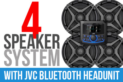Ssv Works 4 Speaker Plug And Play Kit With Jvc Mr1 Receiver