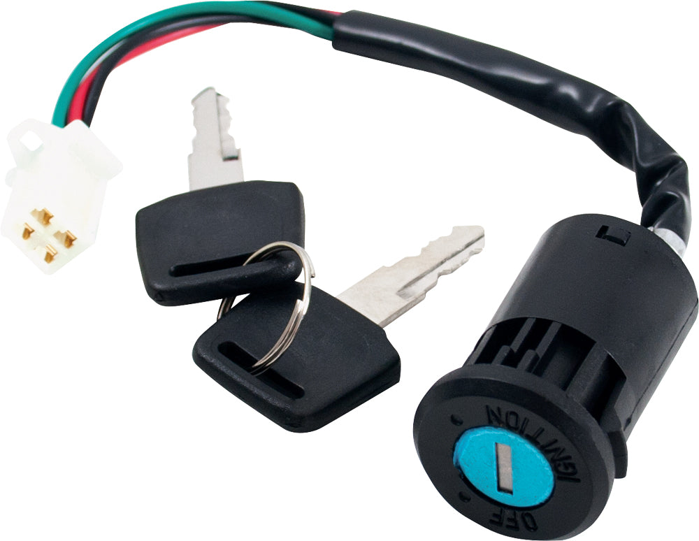 Mogo Parts 4-stroke Ignition Switch 4 Wire Male Plug - Street Collection