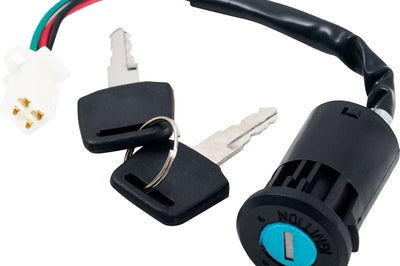 Mogo Parts 4-stroke Ignition Switch 4 Wire Male Plug - Street Collection