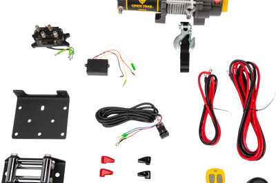 Open Trail 4500lb Winch Steel Wire - Atv Performance Products