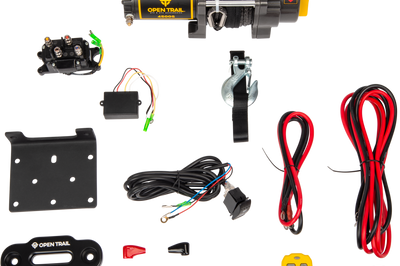 Open Trail 4500lb Winch Synthetic Rope - Atv Performance Products