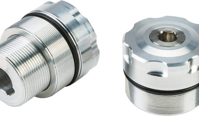 Patriot 49mm Billet Preload Adjuster Raw - Harddrive Products