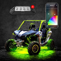 Xk Glow 4pc Rgb Rock Light - Atv Performance Products