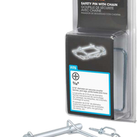Curt 5/16’’ Safety Pin W/ 12’’ Chain 3’’ Length - Watercraft Collection