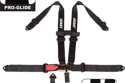 Grant 5-point Safety Harness W/o Pads Black 3’’ Straps - Atv Performance Products