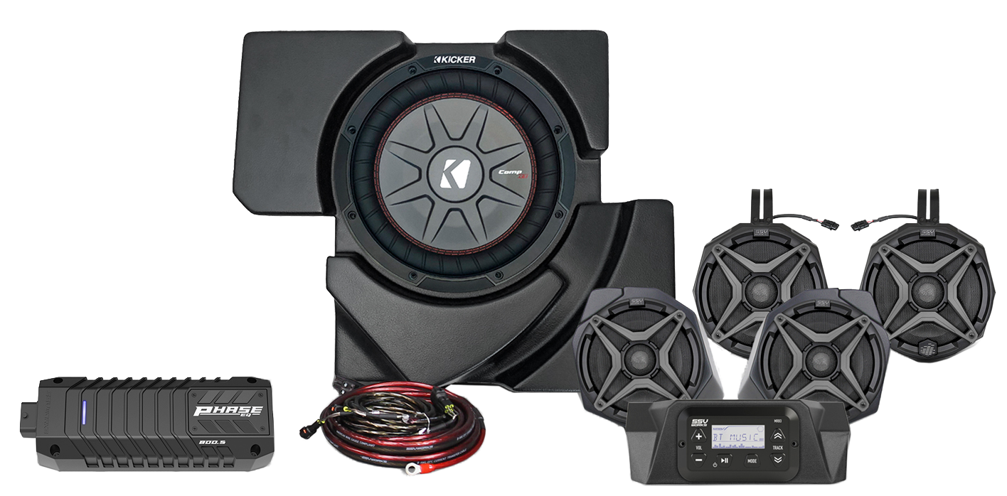 Ssv Works 5 Speaker Plug And Play Kit - Atv Performance Products