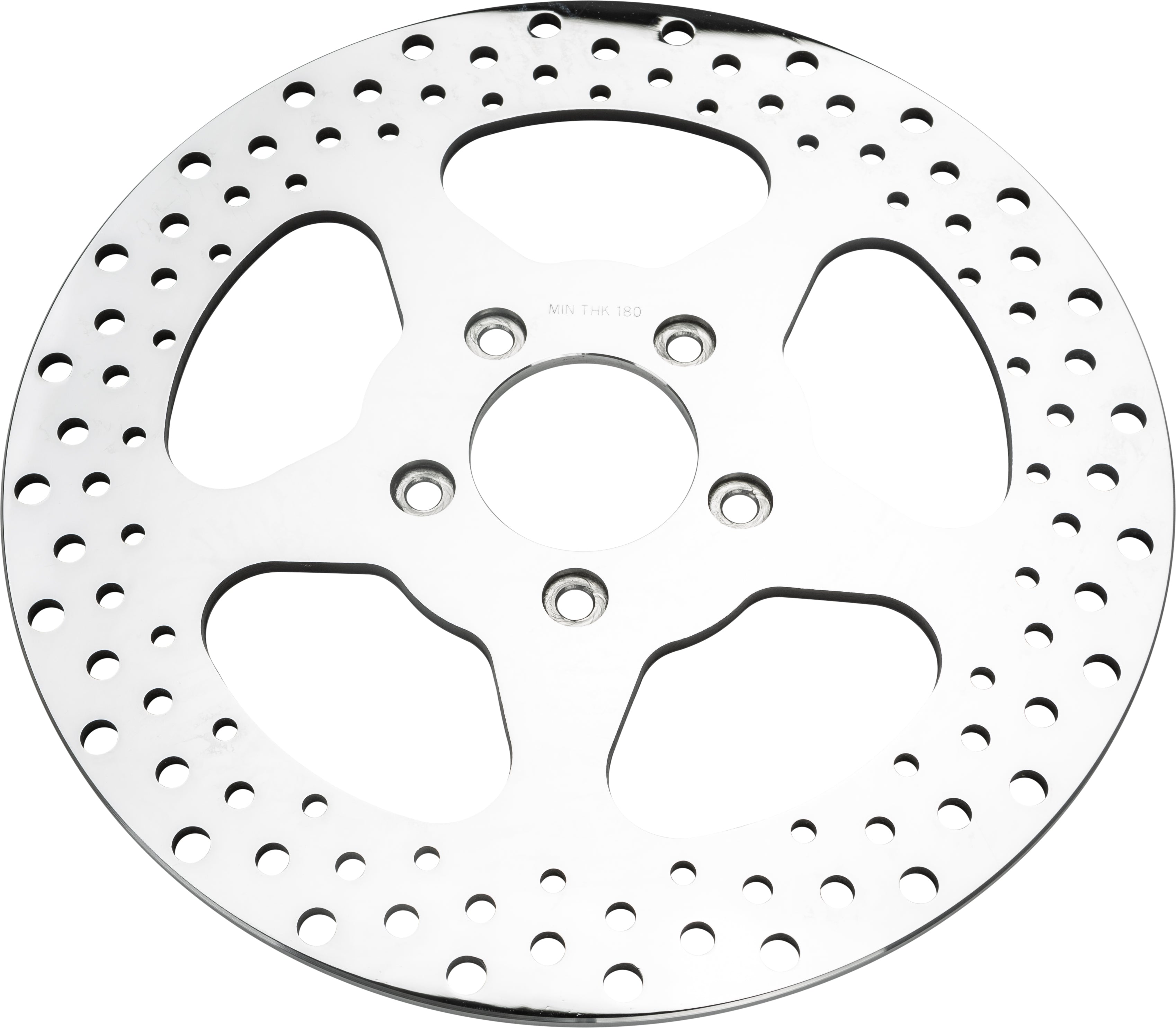 HARDDRIVE 5 Spoke Brake Rotor Front 11.5 Ss Polished 2.22id - Rotors