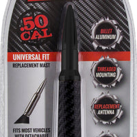 Saddle Tramp 50 Cal Ammotenna Flat Black - Silver/Carbon Fiber - Harddrive Products