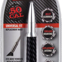 Saddle Tramp 50 Cal Ammotenna Flat Black - Silver/Carbon Fiber - Harddrive Products