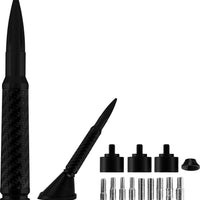 Saddle Tramp 50 Cal Ammotenna Flat Black - Silver/Carbon Fiber - Harddrive Products