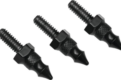 Kuryakyn Windshield Mount Spikes 1/4-20X5/8in 96-13 FLH Touring Black